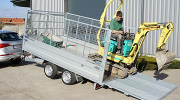 TwinTrailer - TwinTrailer, Komfortables und sicheres Be- und Entladen